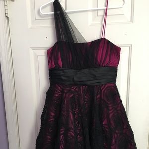 Purple and Black Party dress